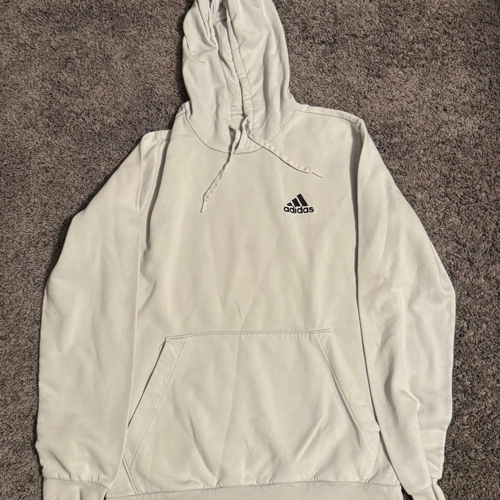 Adidas Men's Classic White Hoodie